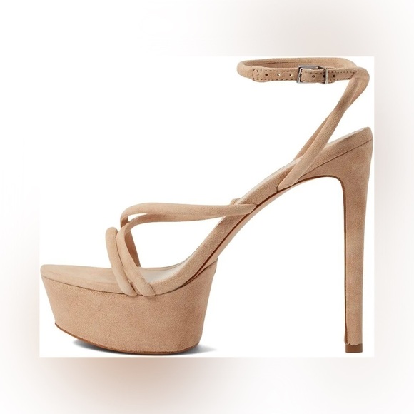 SCHUTZ Tan Platform Heels - Picture 2 of 16